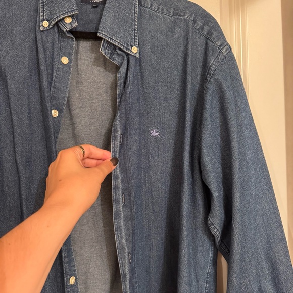 Burberry Blue Dress Shirt - Picture 3 of 7